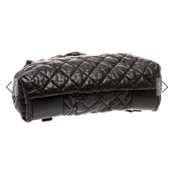 Rare CHANEL cocoon rectangular backpack 2010A black quilted nylon Karl Lagerfeld - Picture 6 of 16